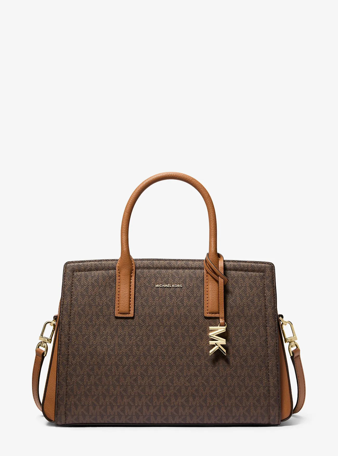 Michael Kors Tas Laila met kenmerkend logo, middelgroot Clearance