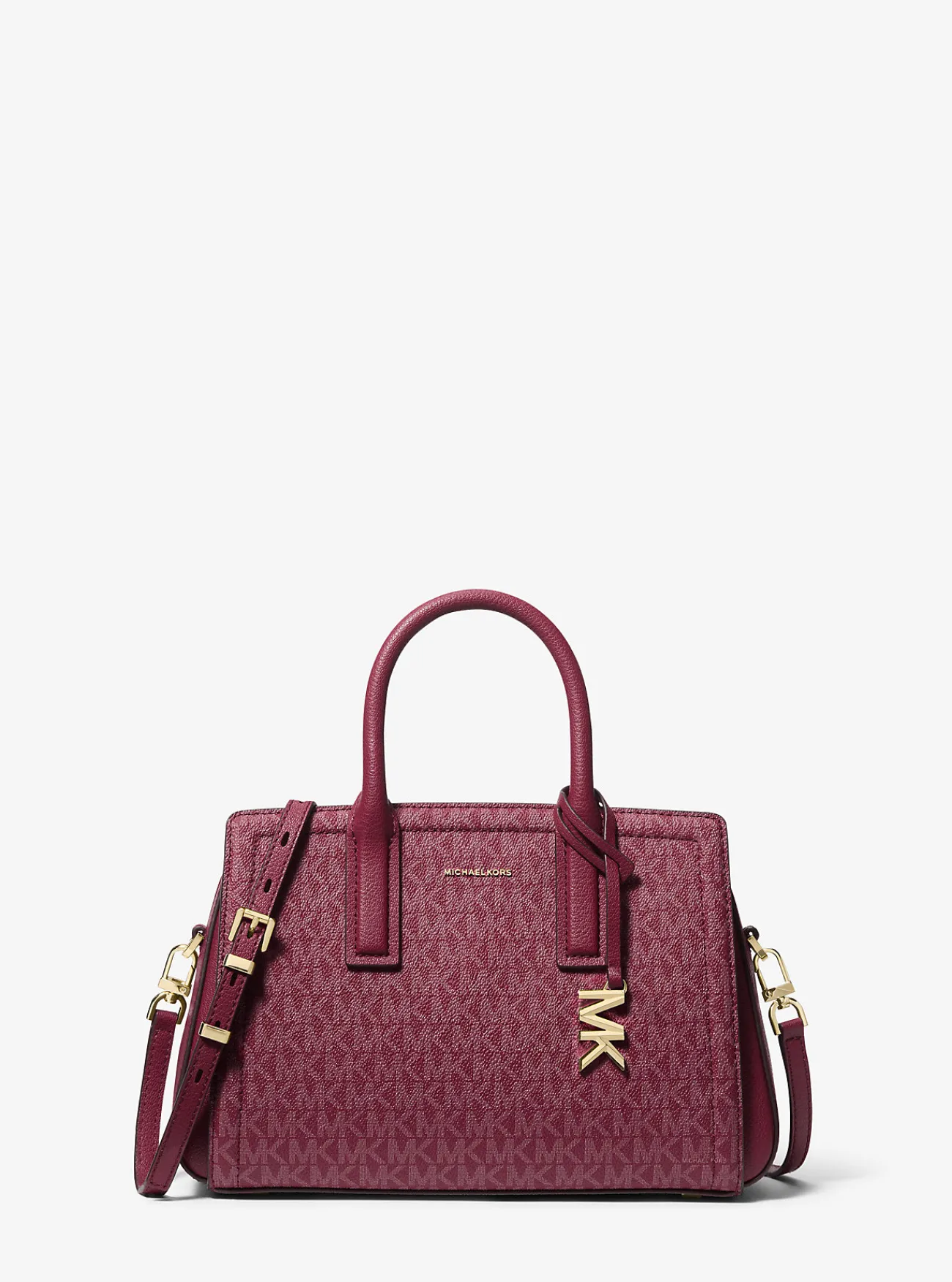Michael Kors Tas Laila met kenmerkend logo, klein MOERBEI Fashion
