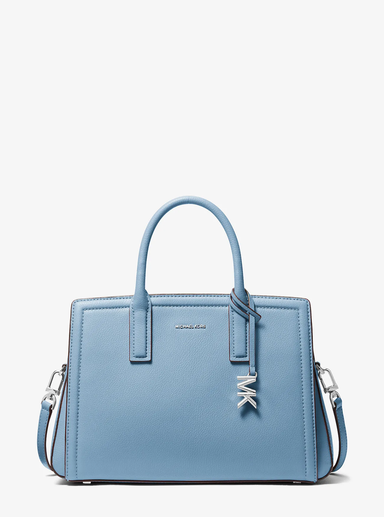Michael Kors Tas Laila van leer, middelgroot CHAMBRAY Discount