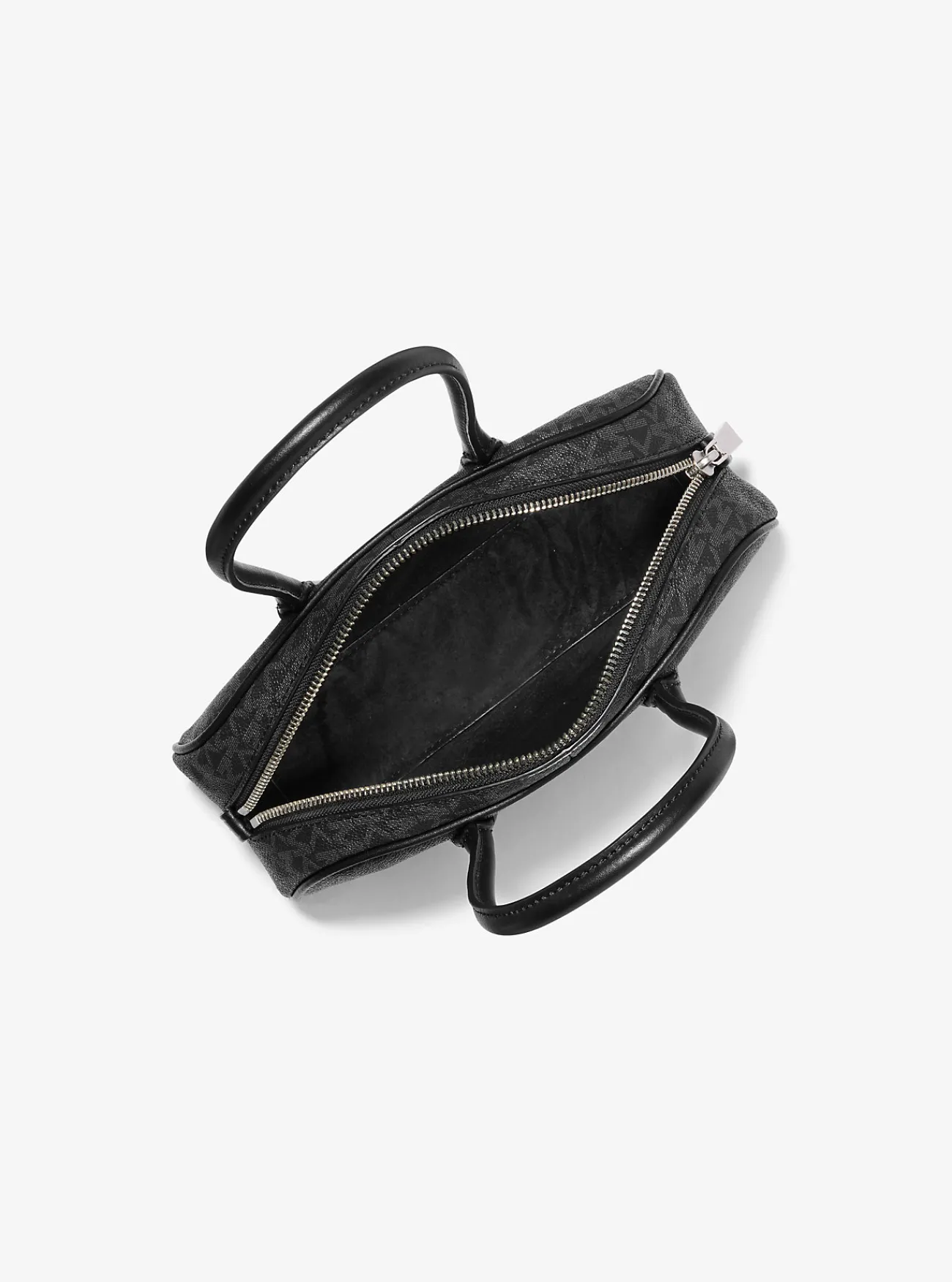 Michael Kors Tas Lulu met kenmerkend logo, klein ZWART Best