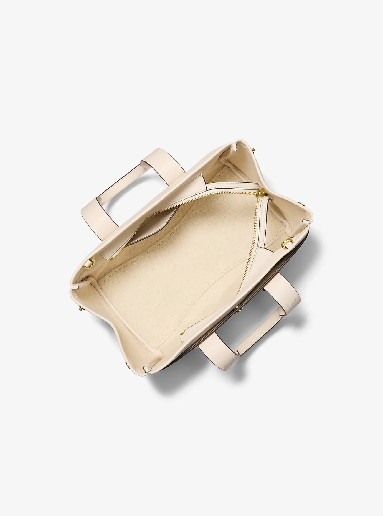 Michael Kors Tas Romee van getrommeld leer, klein LICHTCR&Egrave;ME Hot