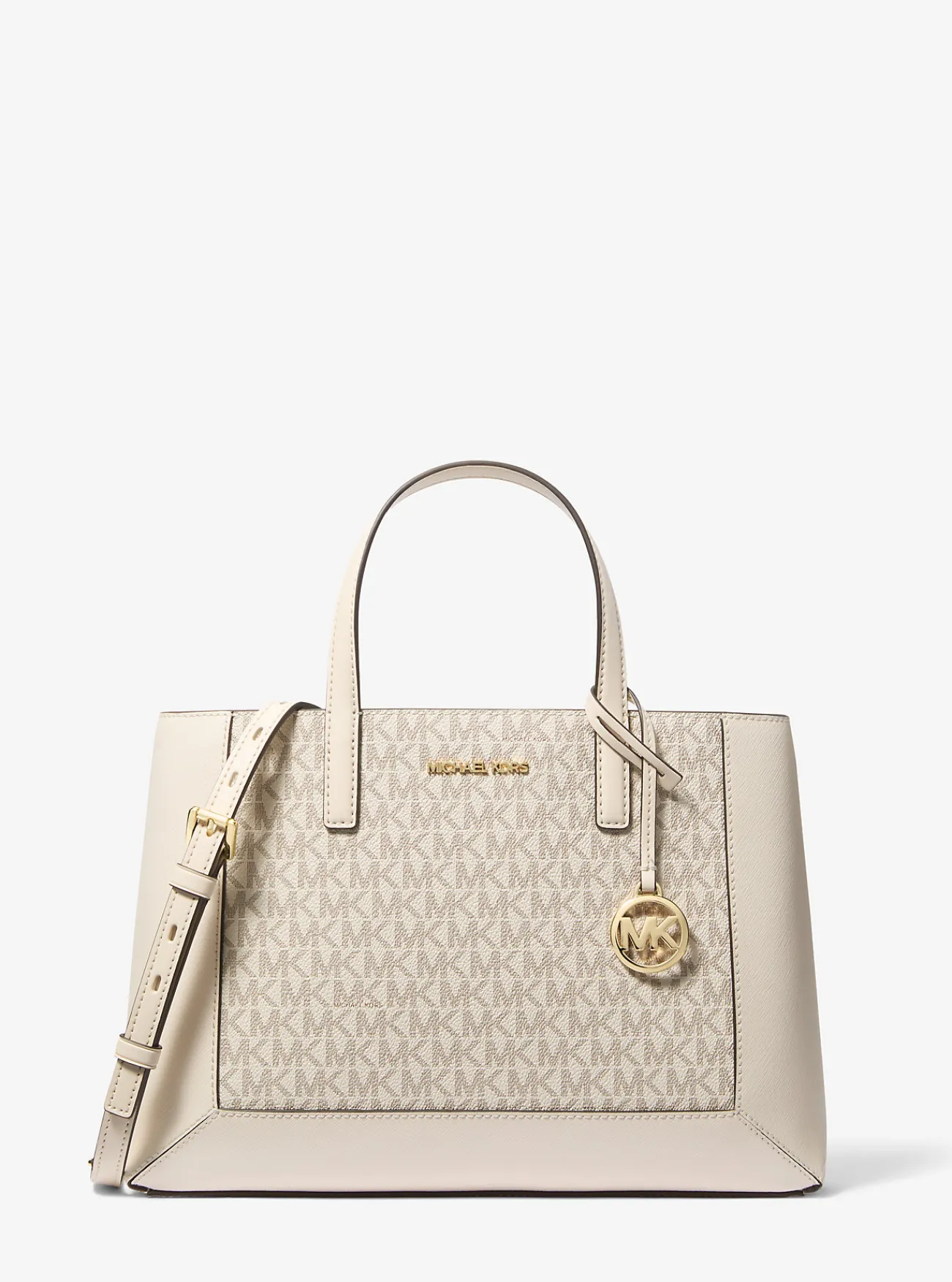 Michael Kors Tas Sallie met kenmerkend logo, middelgroot Sale