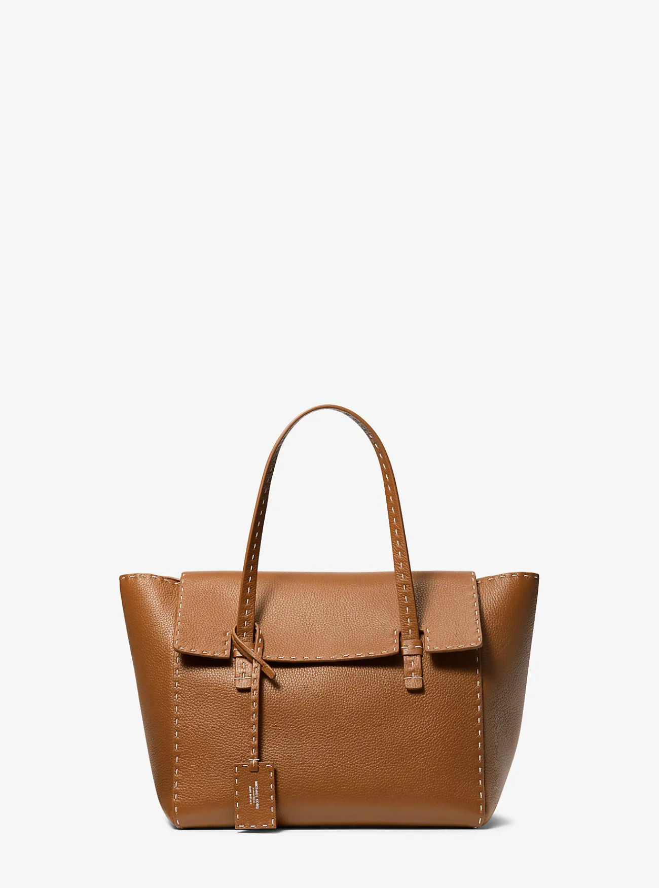 Michael Kors Tas Sophia van handgestikt getrommeld leer KANEEL New