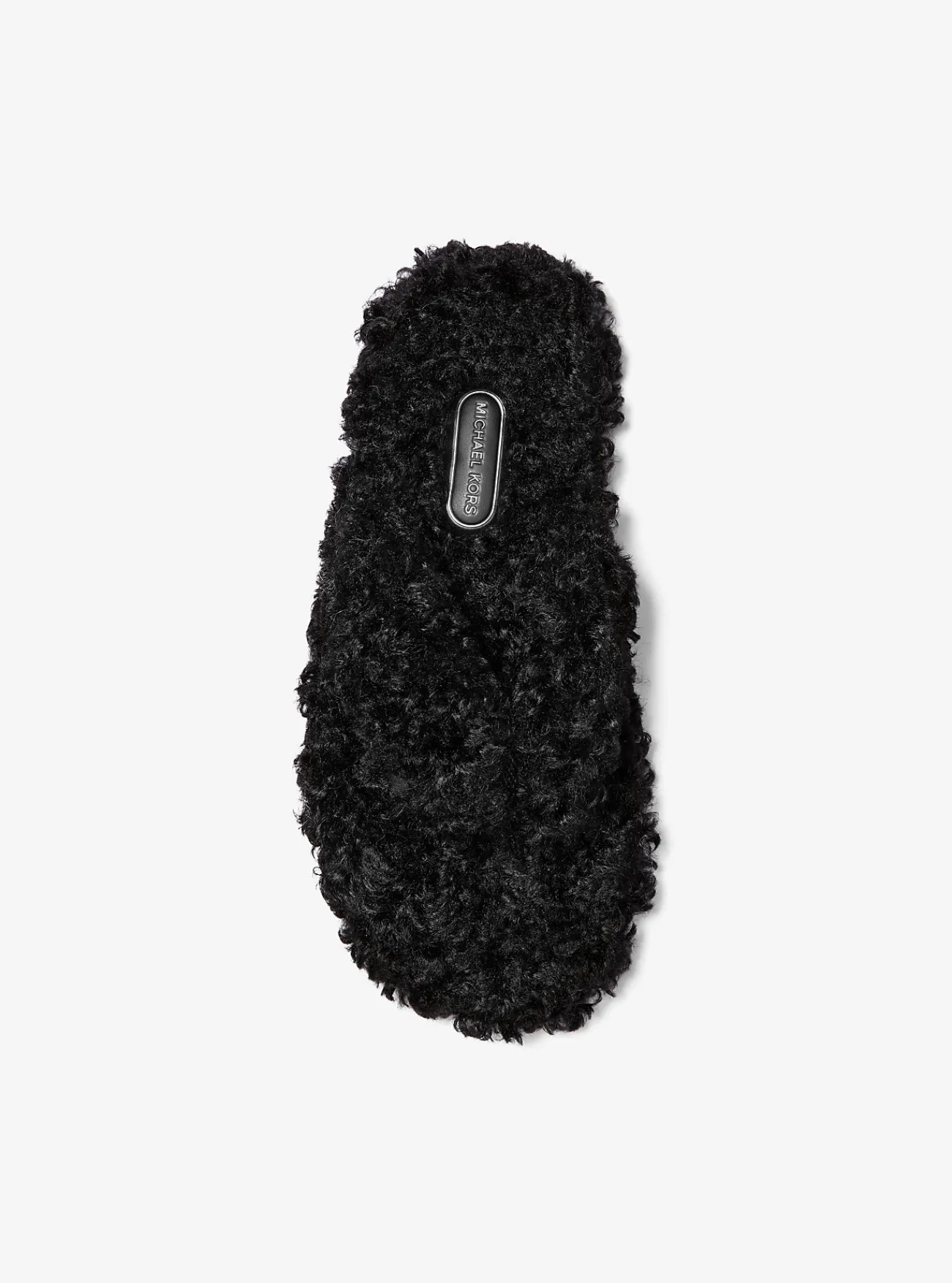 Michael Kors Teenslipper Alani met imitatiebont ZWART Outlet