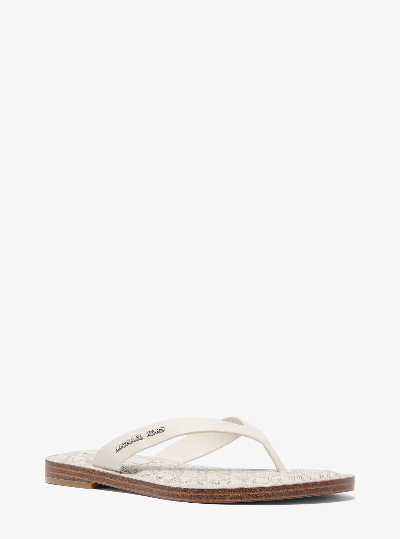 Michael Kors Teenslipper Koko van leer LICHTCR&Egrave;ME Fashion