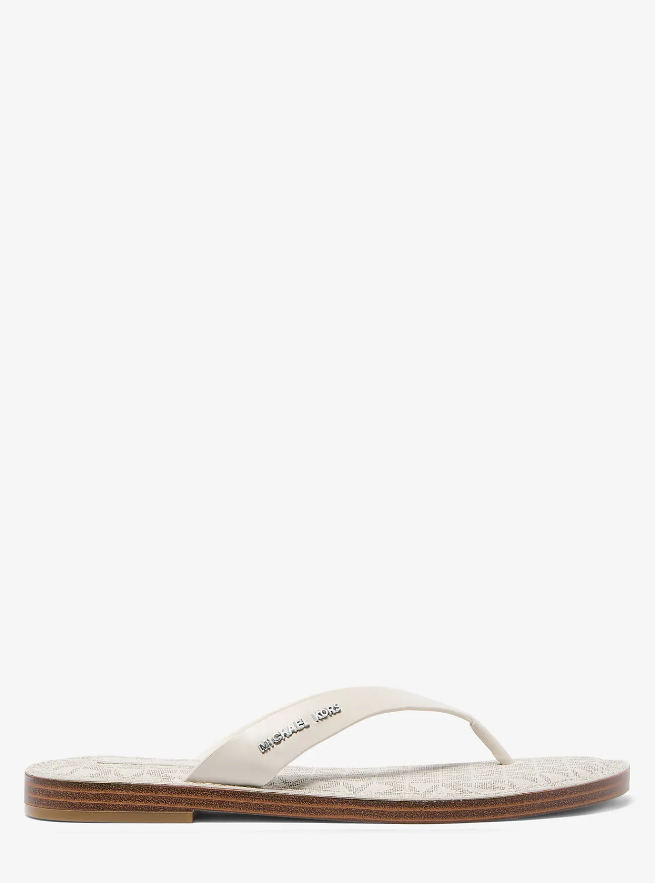 Michael Kors Teenslipper Koko van leer LICHTCR&Egrave;ME Fashion
