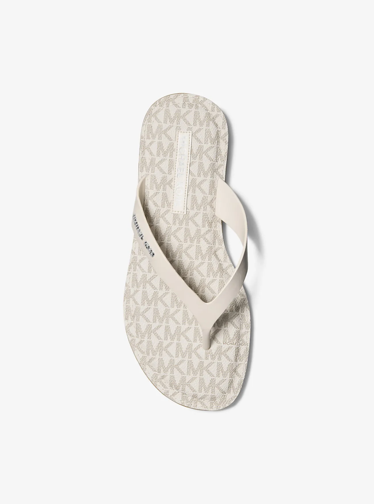 Michael Kors Teenslipper Koko van leer LICHTCRÈME Fashion