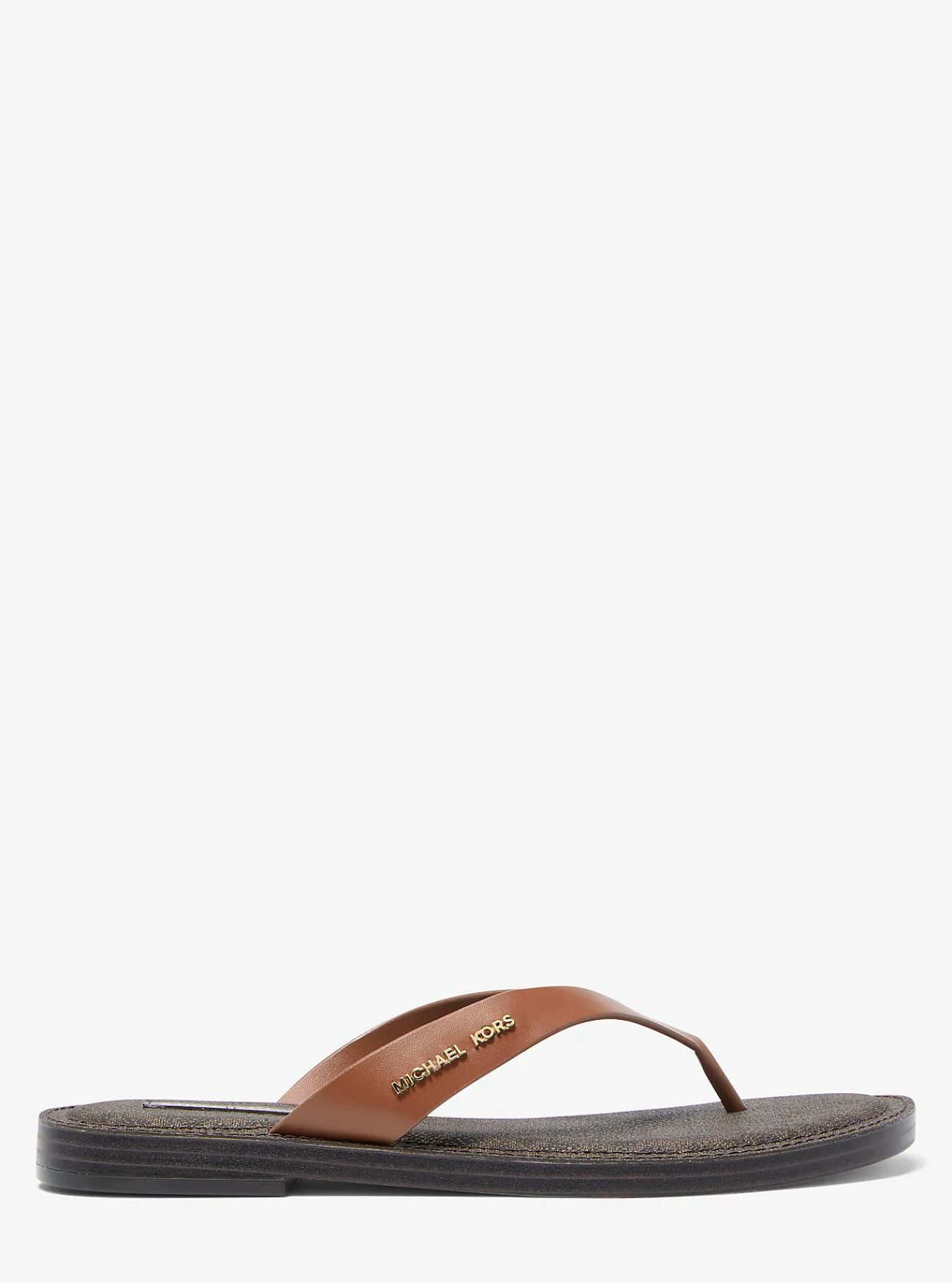 Michael Kors Teenslipper Koko van leer LUGGAGE Best