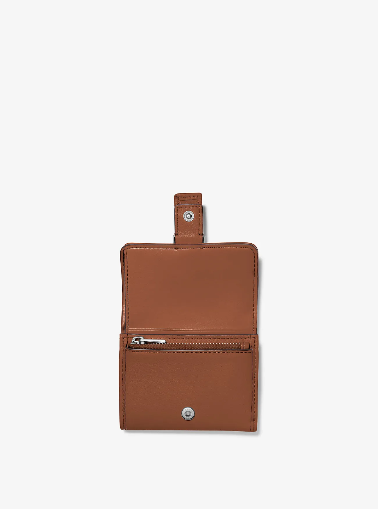 Michael Kors Tri-fold portefeuille Colby van leer, klein LUGGAGE Online