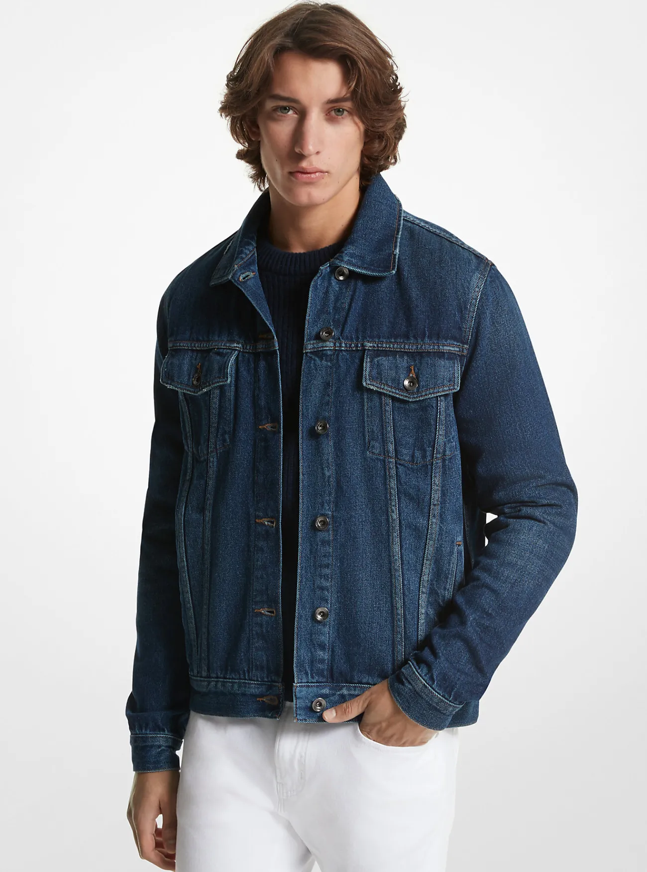 Michael Kors Truckerjack van denim TAYLOR Discount