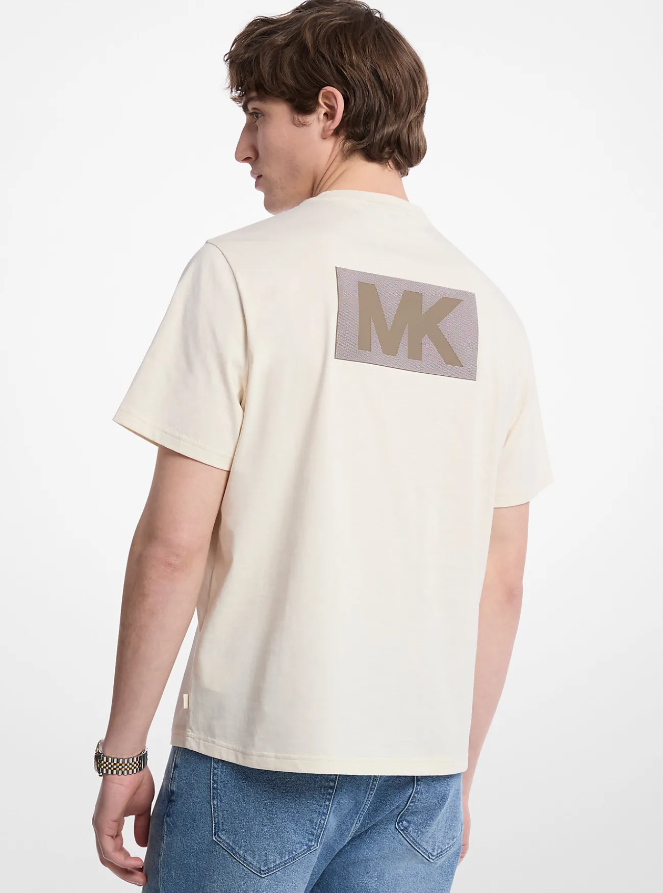 Michael Kors T-shirt van katoen met grafisch logo [3466] Fashion