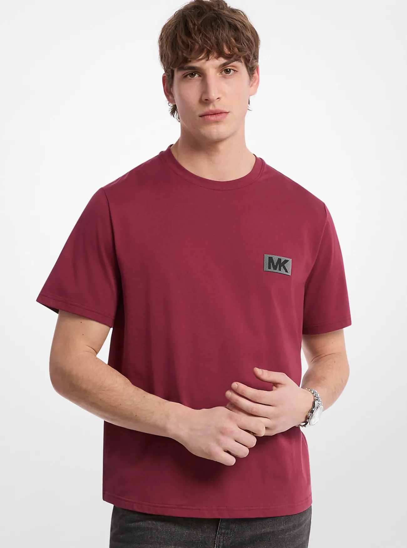 Michael Kors T-shirt van katoen met grafisch logo INTENSMOERBEI Online