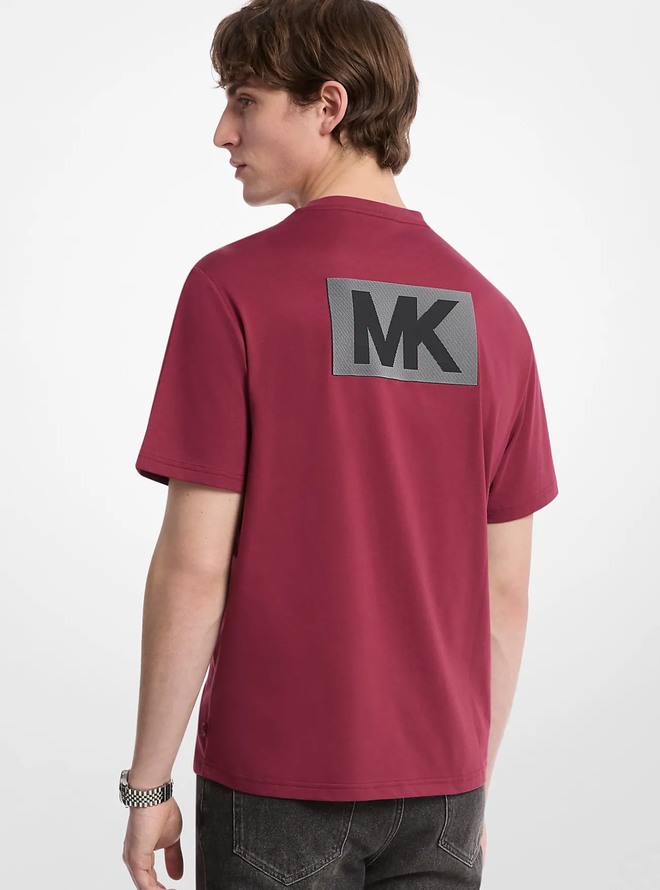 Michael Kors T-shirt van katoen met grafisch logo INTENSMOERBEI Online