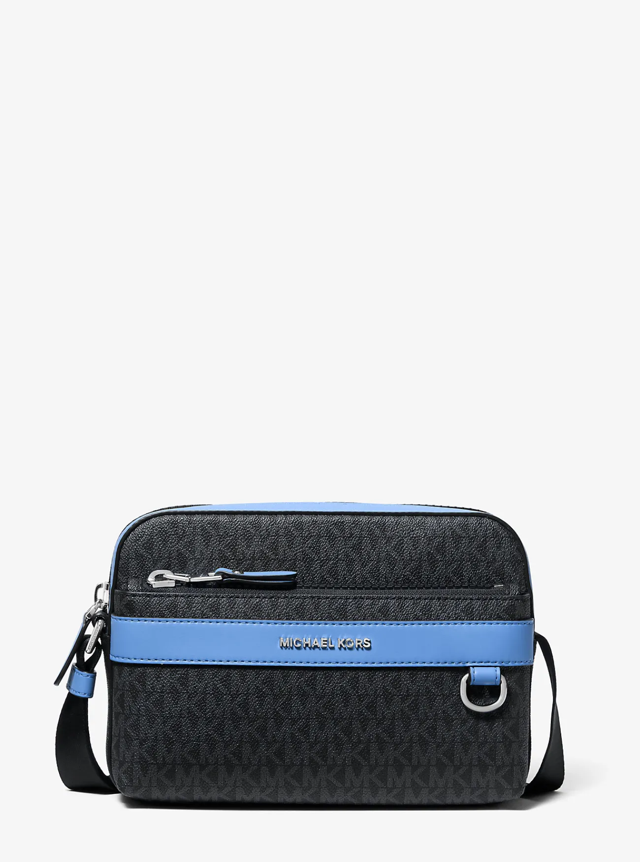 Michael Kors Utility-crossbodytas Hudson met kenmerkend logo BLAUWMULTI Online