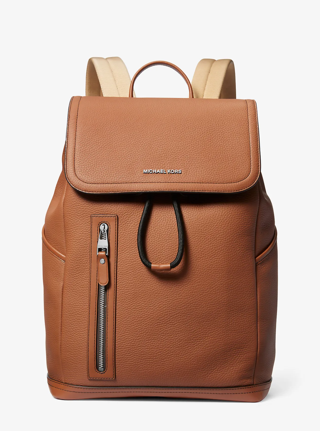Michael Kors Utilityrugzak Hudson van getrommeld leer LUGGAGE Sale