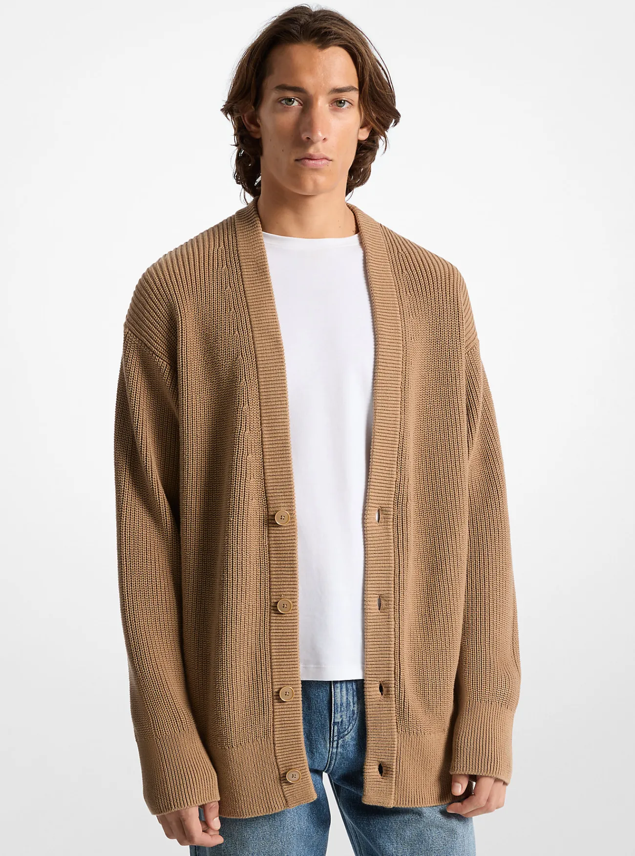 Michael Kors Vest van katoen, oversized CAF&Eacute; New