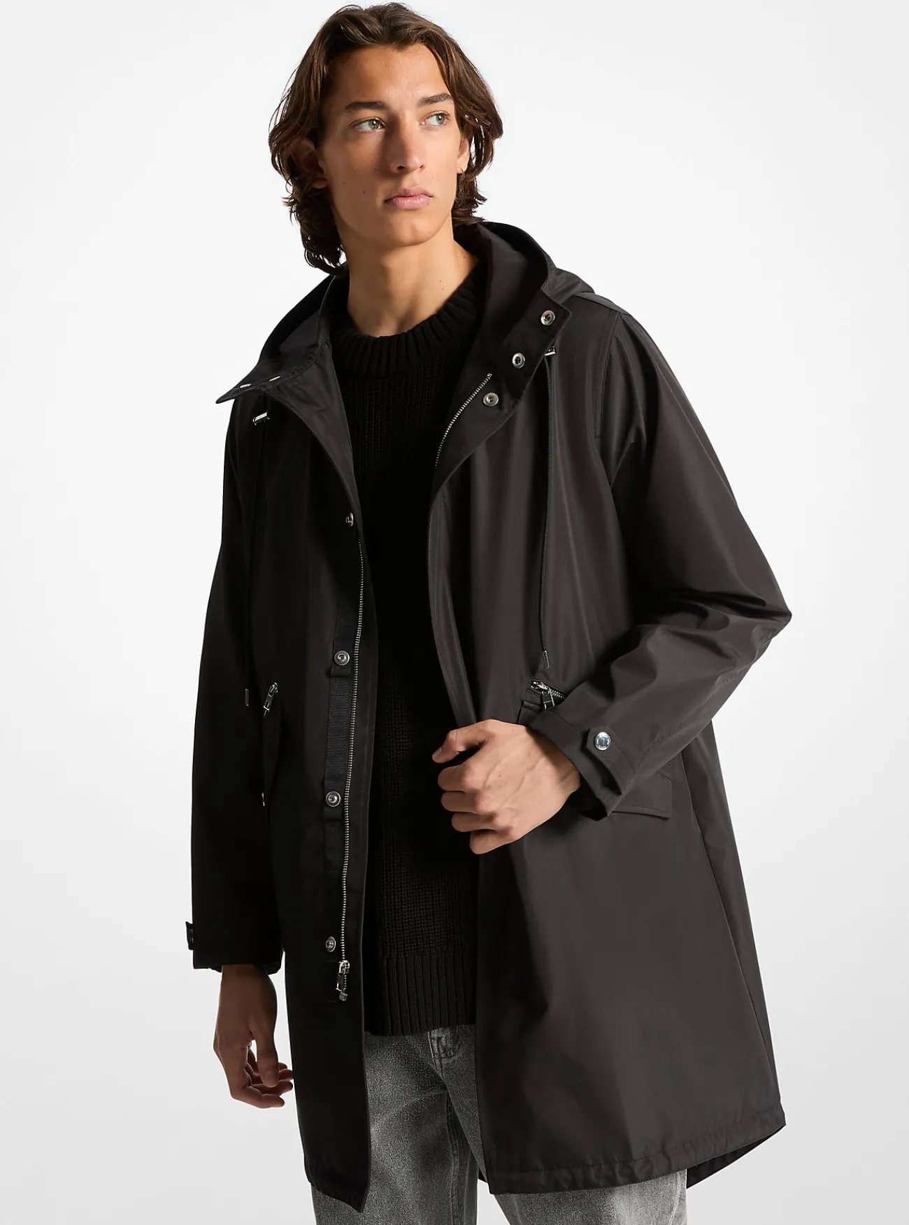 Michael Kors Waterbestendige anorak ZWART Outlet
