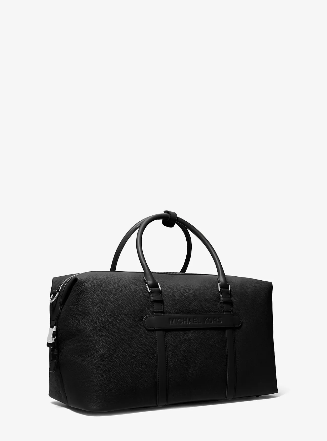 Michael Kors Weekendtas Hudson van leer ZWART Best