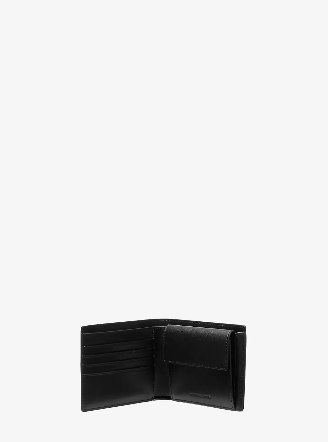 Michael Kors Zakportefeuille Greyson met logo en muntvakje OLIJFGROEN Discount