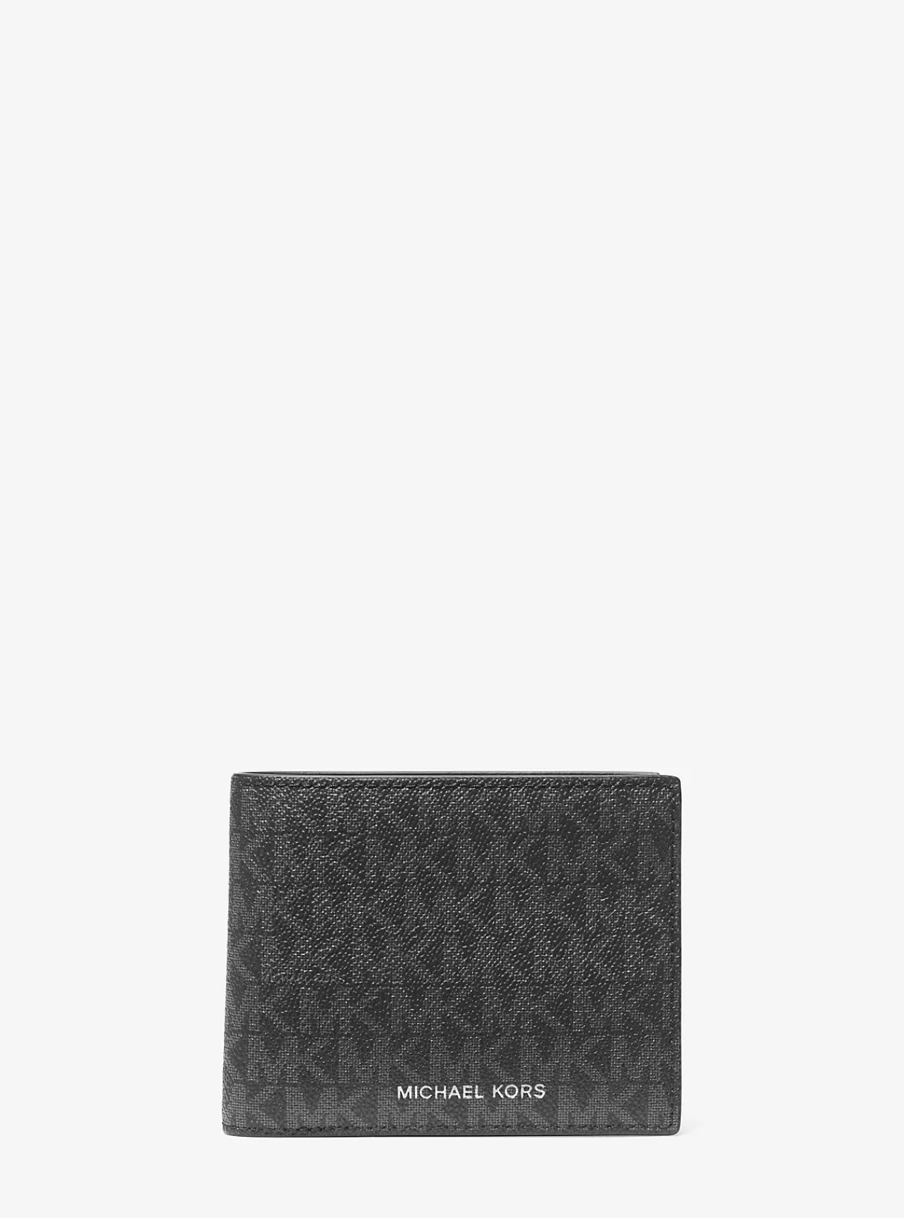 Michael Kors Zakportefeuille Harrison met logo en pasjeshouder ZWART Discount