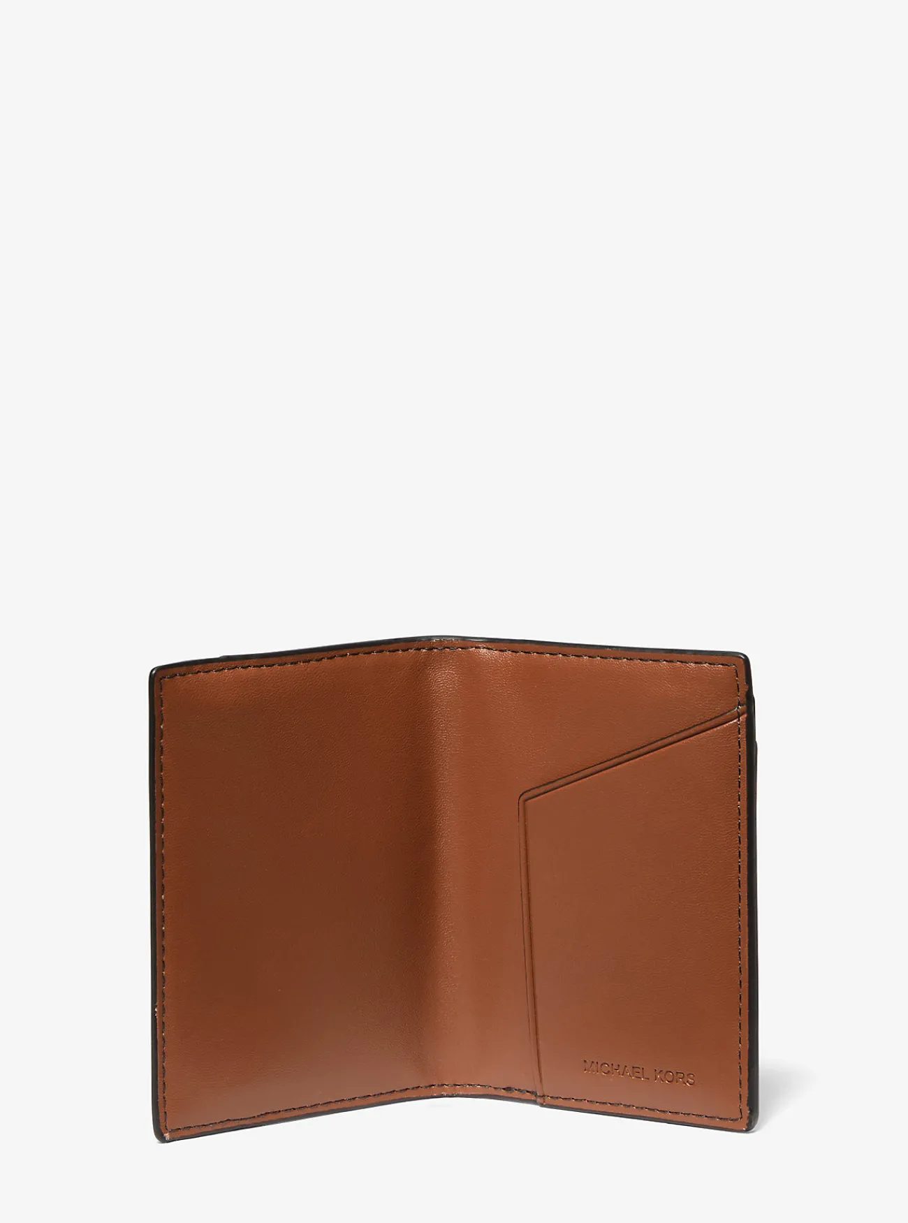 Michael Kors Zakportefeuille Hudson van getrommeld leer LUGGAGE Fashion