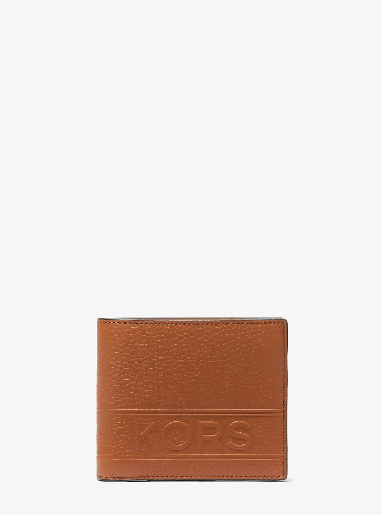 Michael Kors Zakportefeuille Hudson van getrommeld leer met portemonneetje LUGGAGE Fashion